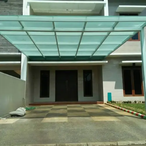 Kanopi Kaca Tempered 10mm di [Lokasi]